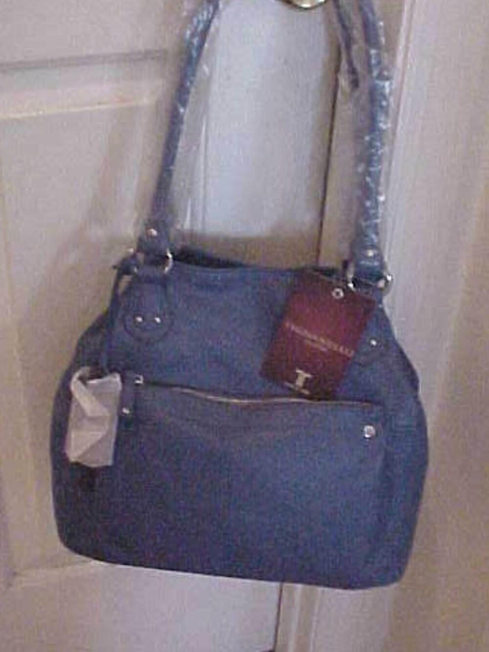 TIGNANELLO Cadet Blue Shoulder Bag NWT